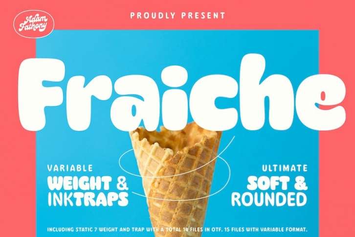 Fraiche - Rounded Variable Font Download