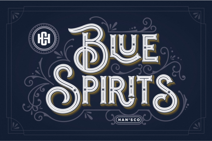 Blue Spirits Font Download