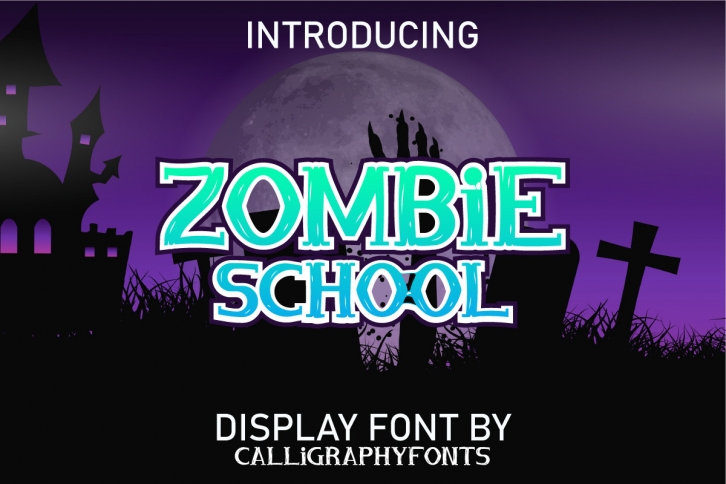 Zombie School Font Download