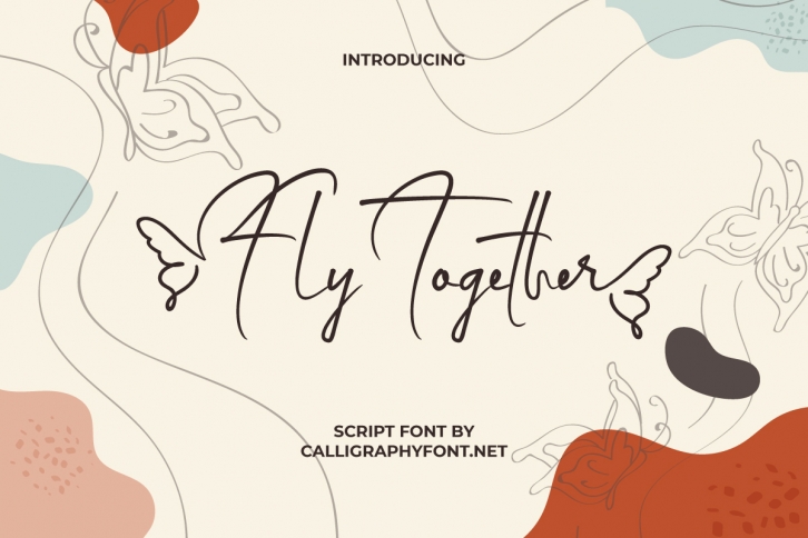 Fly Together Font Download