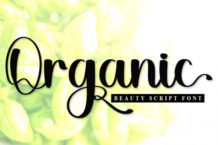 Organic Font Download