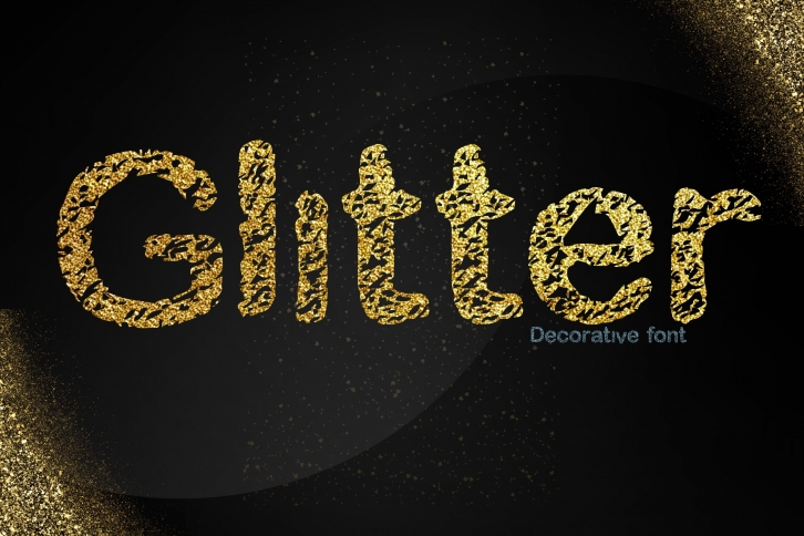 Glitter Font Download