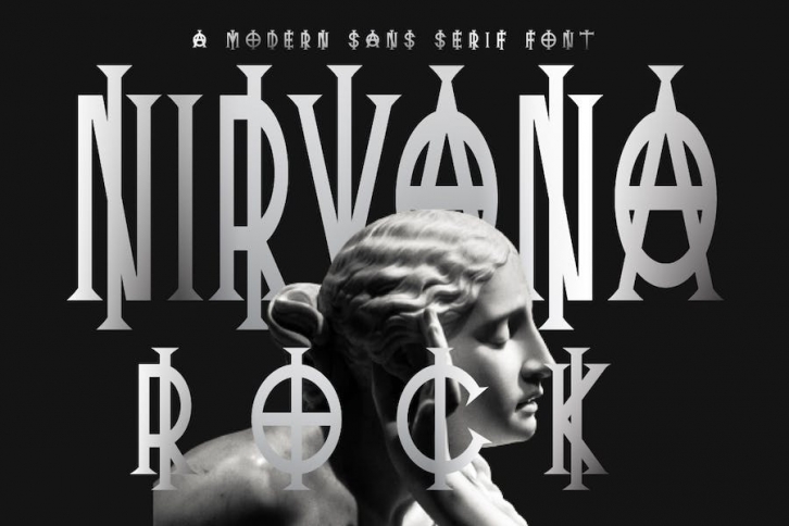 Nirvana Rock - Sans Serif Font Font Download