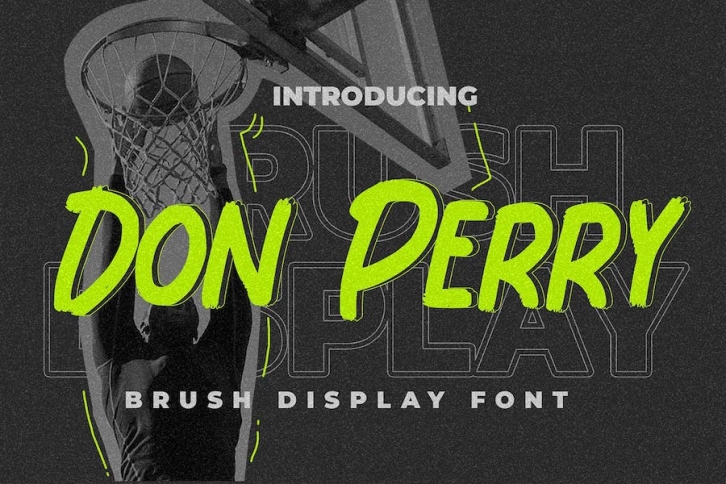 Don Perry - Brush Display Font Font Download