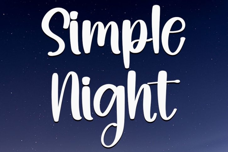 Simple Night Font Download