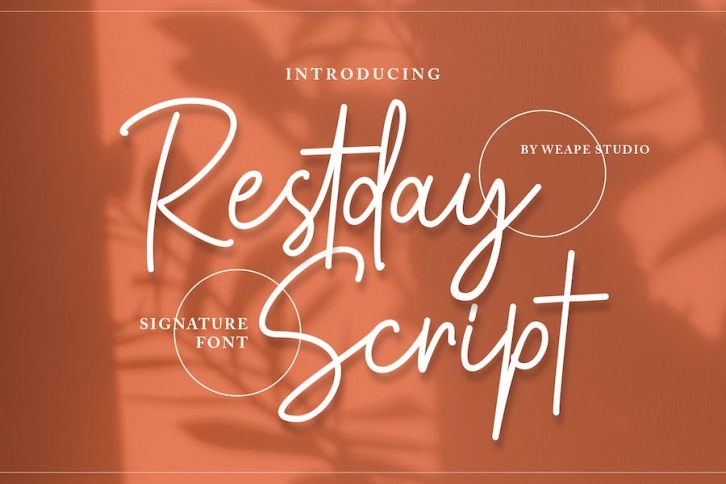 Restday Signature Script Font Download