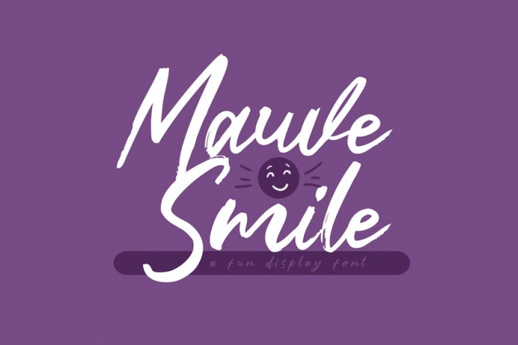 Mauve Smile Font Download