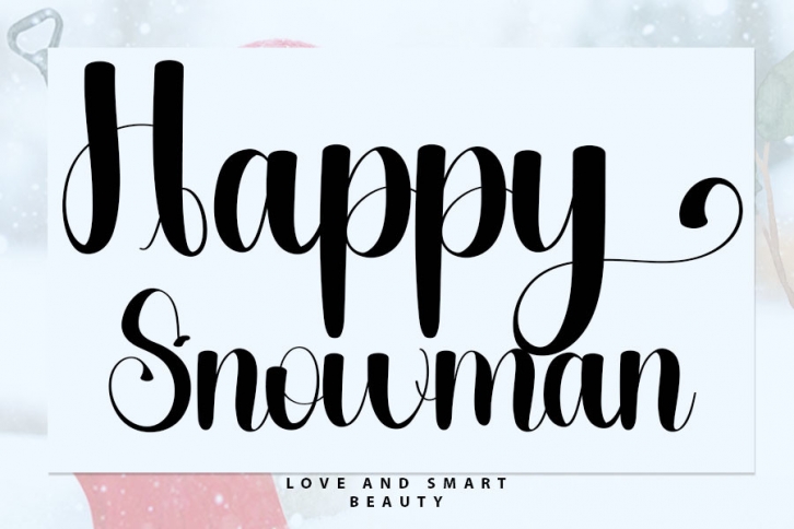 Happy Snowman Font Download