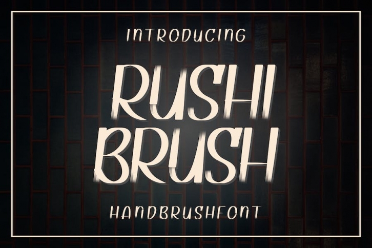 Rushi Brush Fonts Font Download