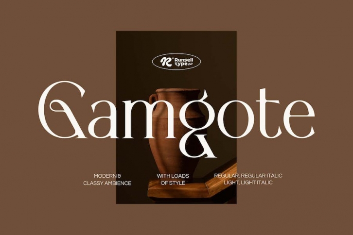 Gamgote - Luxury Font Download