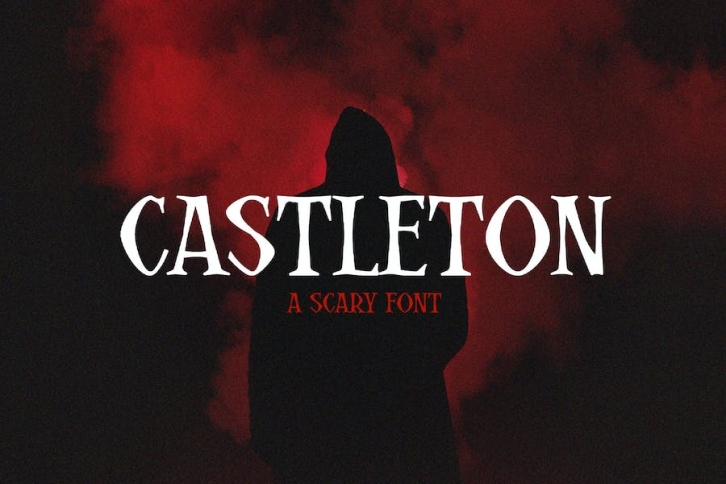 Castleton - Scary Display Font Download