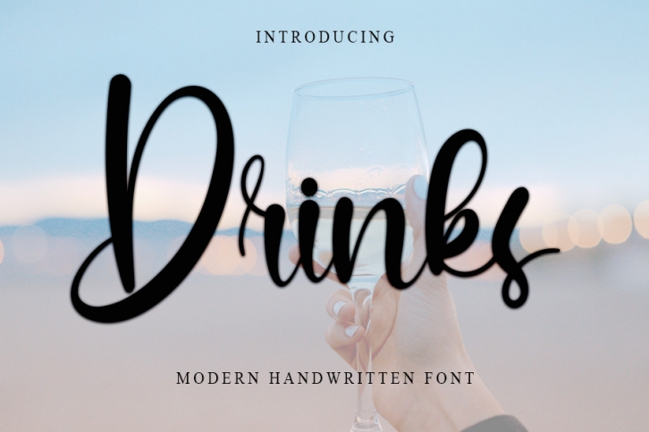 Drinks Font Download