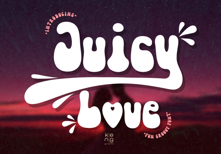 Juicy Love Font Download