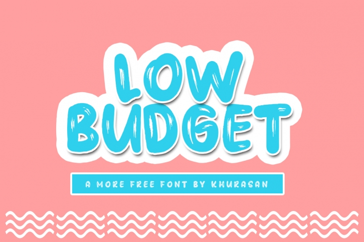 Low Budge Font Download