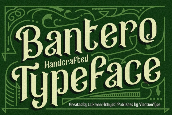 Bantero Typeface – Vintage Font Font Download
