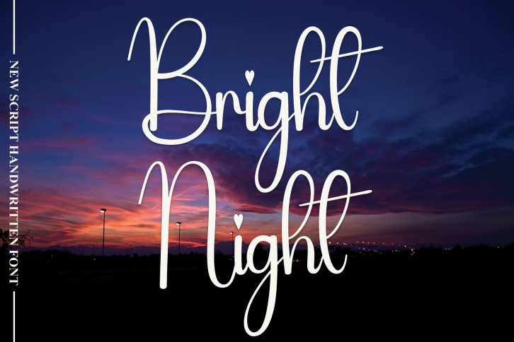 Bright Night Font Download