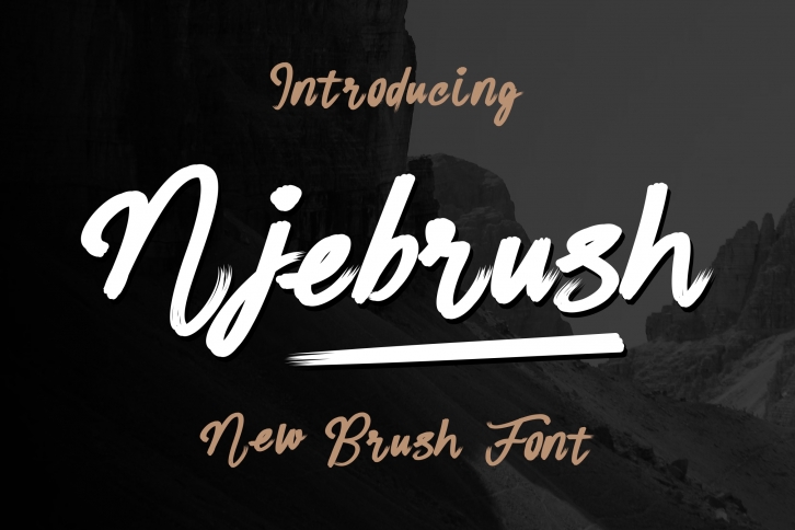 Njebrush Font Download