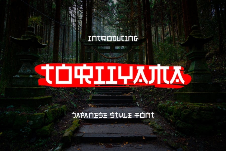 Toriiyama - Japanese Style Font Font Download