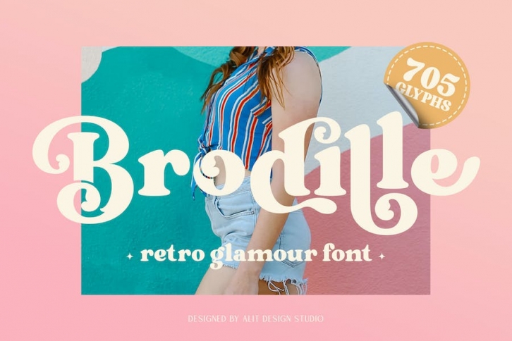 Brodille Typeface Font Download