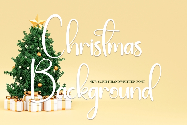 Christmas Background Font Download