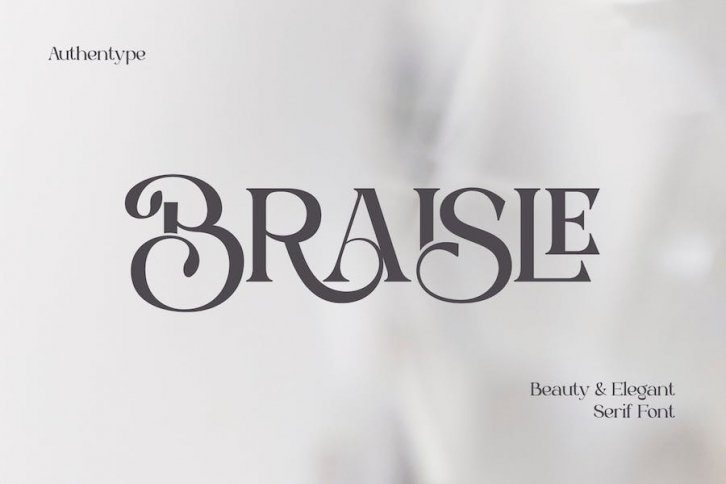 Braisle - Beauty and Elegant Serif Font Download