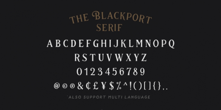 The Blackport Font Download