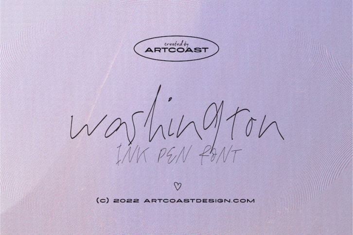 Washington Ink Pen Handwritten Font Download