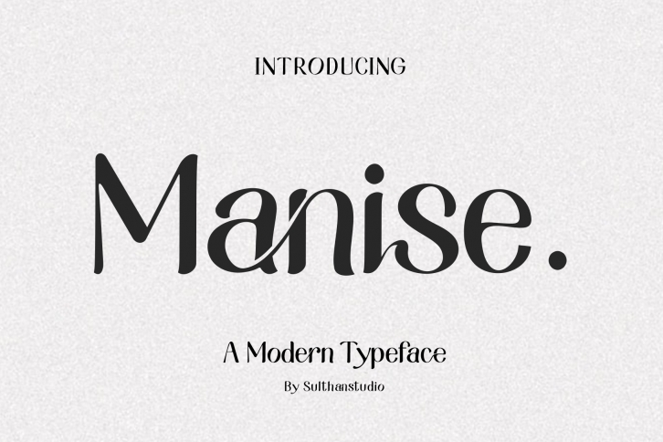 Manise Font Download