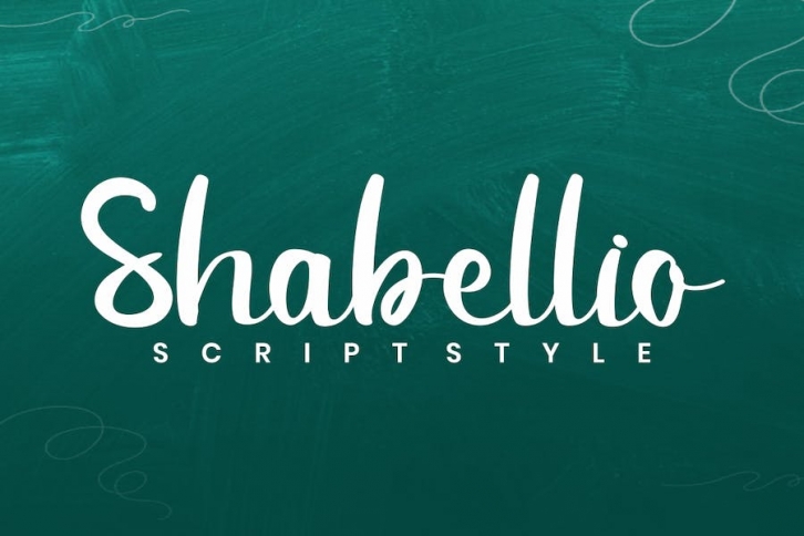Shabellio - Script Font Font Download