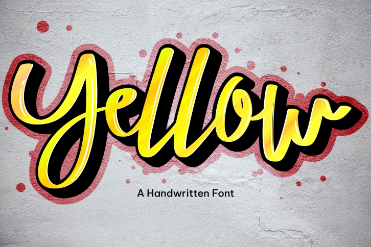 Yellow Font Download