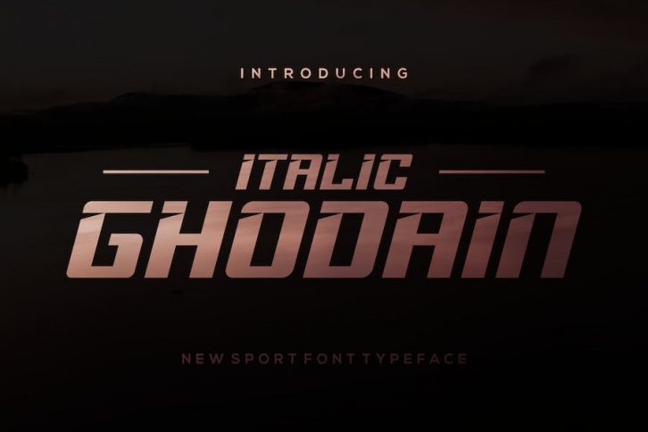 Italic Ghodain Font Download