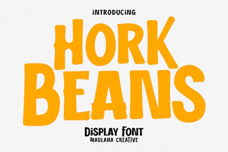 Hork Beans Handwritten Font Font Download