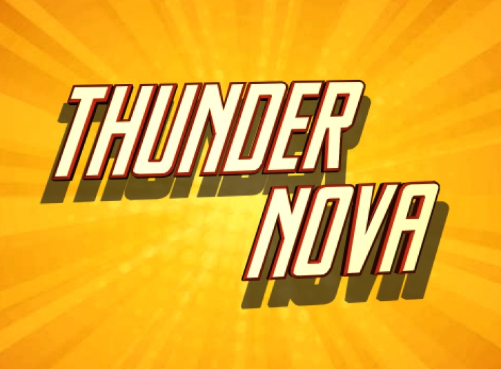 Thunder Nova Font Download