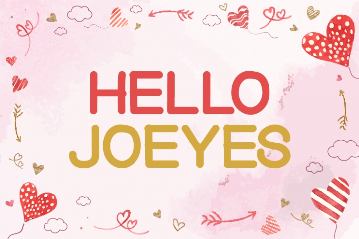 Hello Joeyes Font Download
