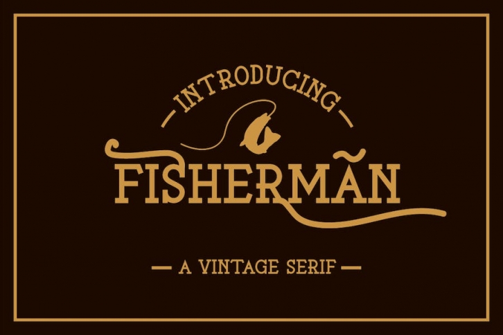 Fisherman - Vintage Font Font Download