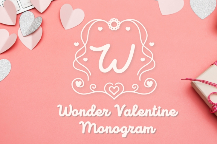 Wonder Valentine Monogram Font Download