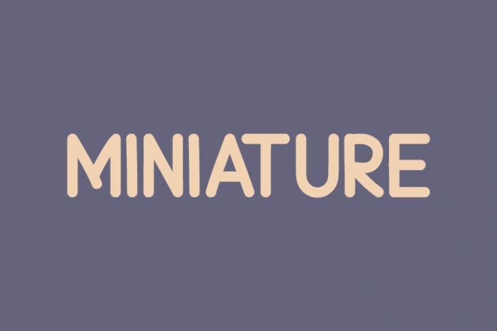 Miniature Font Download