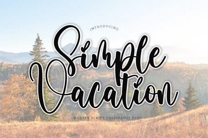 Simple Vacation Font Download
