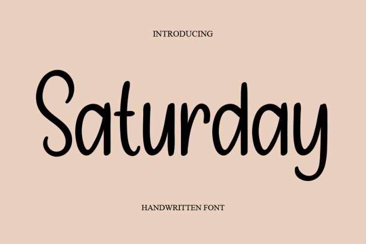 Saturday Font Download