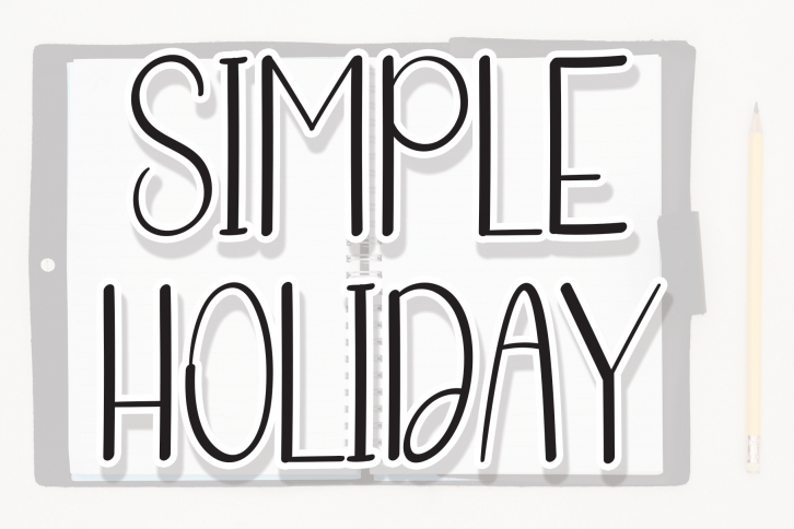 Simple Holiday Font Download