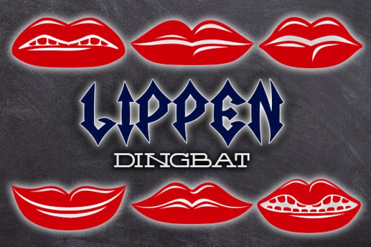 Lippen Font Download