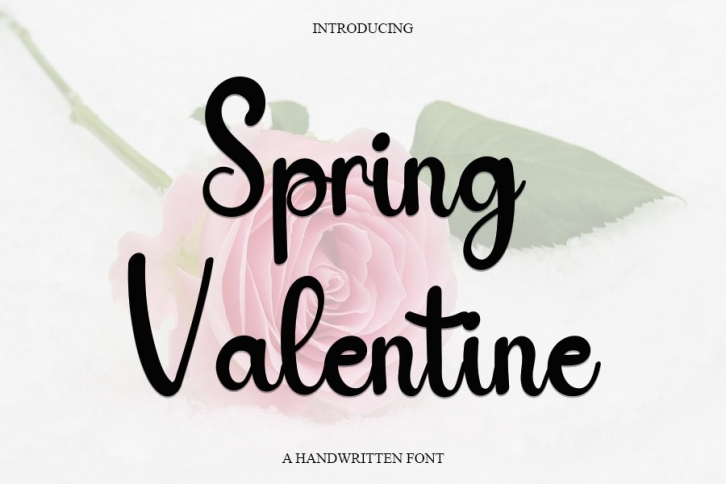 Spring Valentine Font Download