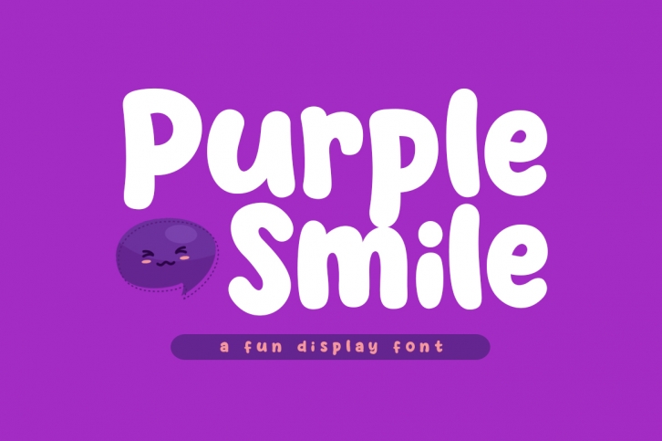Purple Smile Font Download