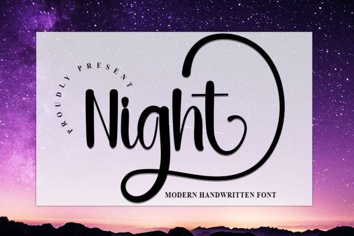 Night Font Download