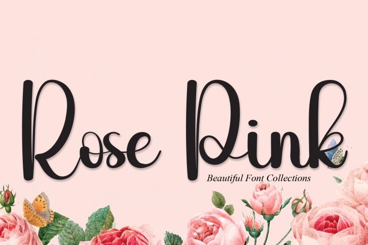 Rose Pink Font Download