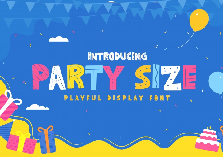 Party Size Font Download