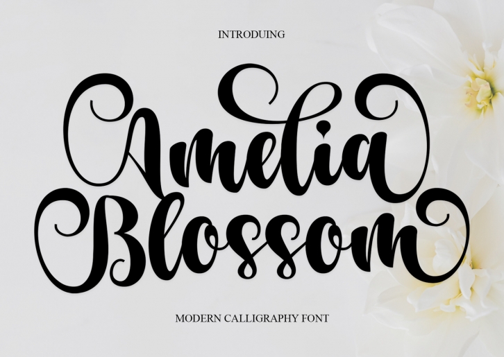 Amelia Blossom Font Download