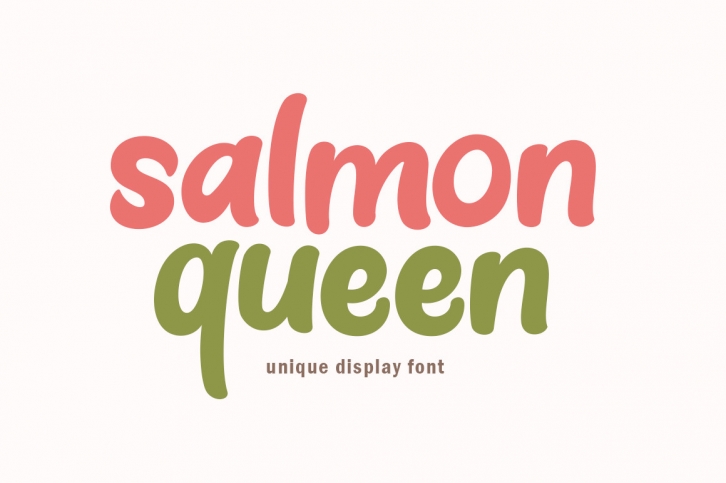 Salmon Queen Font Download