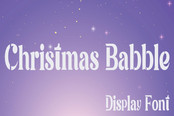 Christmas Babble Font Download