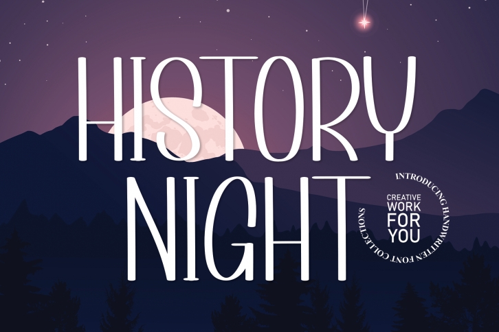 History Night Font Download